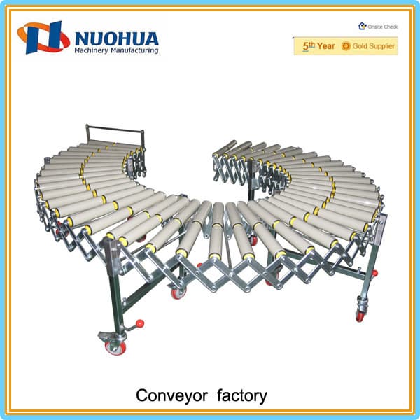 Flexible PVC Roller Conveyor